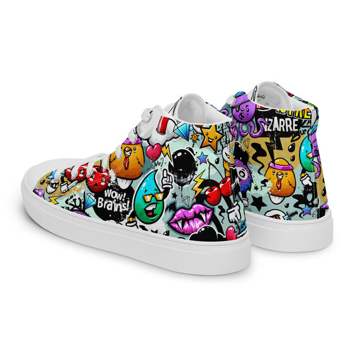 Sneakers alte in tela da uomo CARTOON - Gufetto Brand 