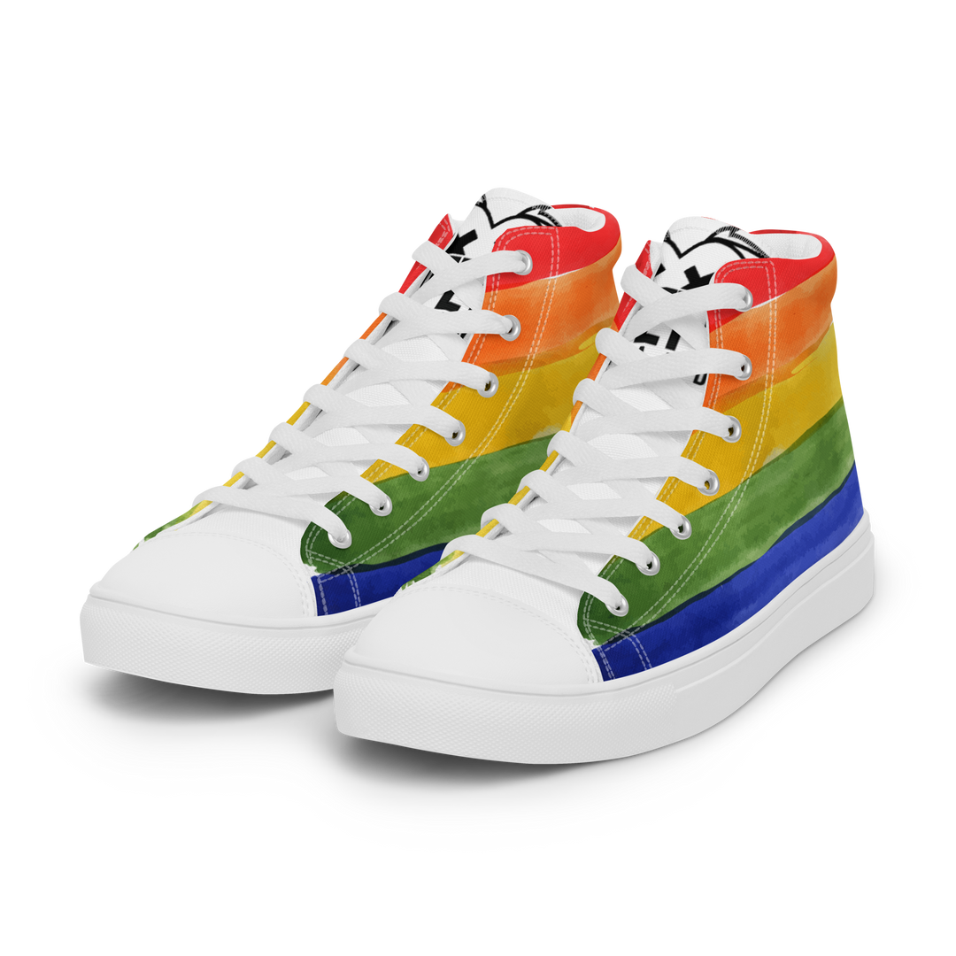 Sneakers alte in tela da uomo PRIDE EDITION - Gufetto Brand 