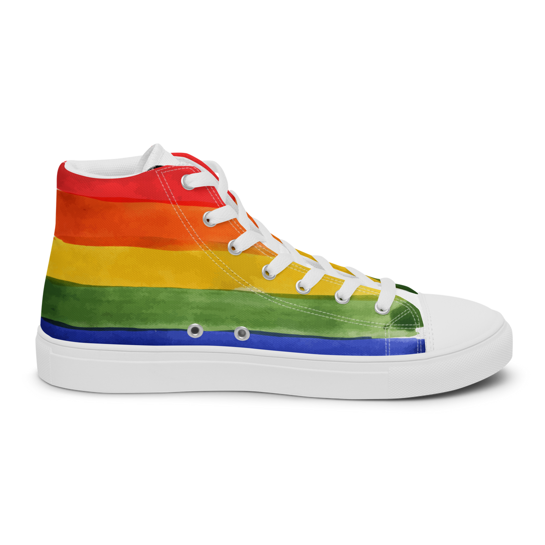 Sneakers alte in tela da uomo PRIDE EDITION - Gufetto Brand 