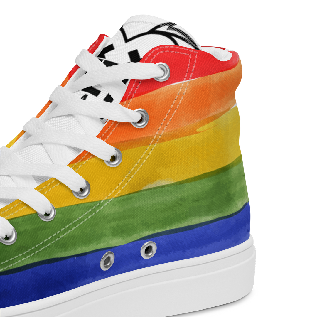 Sneakers alte in tela da uomo PRIDE EDITION - Gufetto Brand 