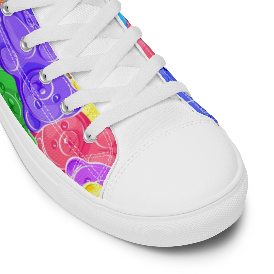 Sneakers alte in tela da uomo Orsetti Gummy - Gufetto Brand 