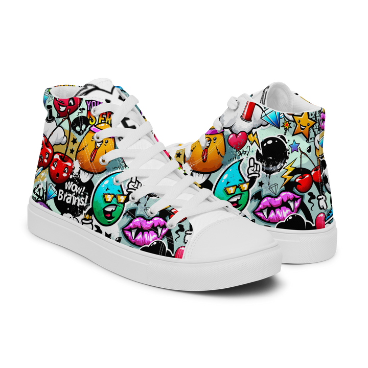 Sneakers alte in tela da uomo CARTOON - Gufetto Brand 