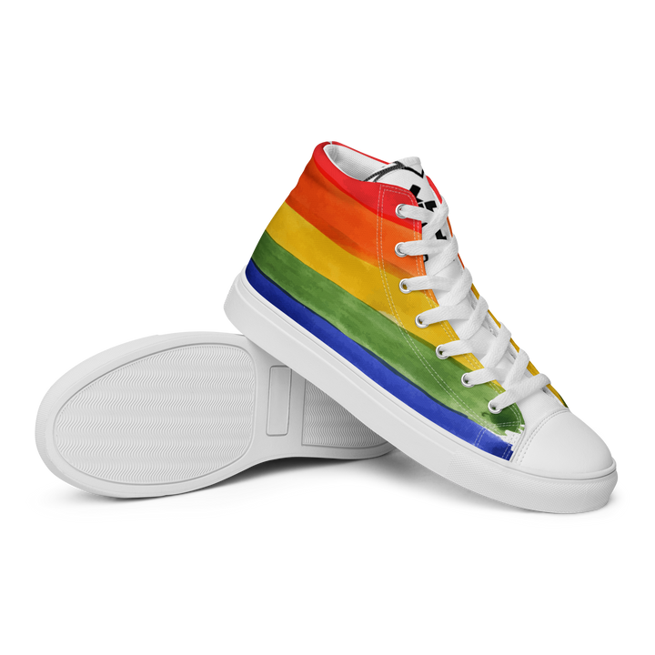 Sneakers alte in tela da uomo PRIDE EDITION - Gufetto Brand 