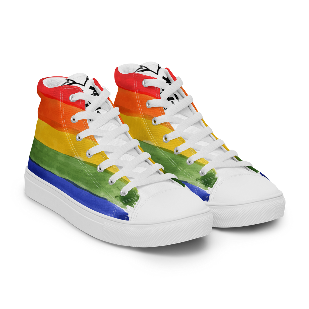 Sneakers alte in tela da uomo PRIDE EDITION - Gufetto Brand 