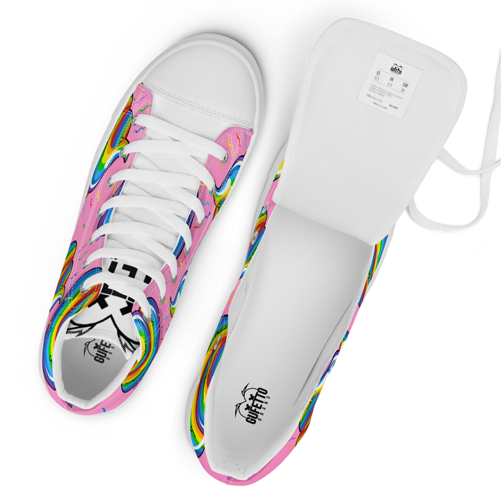 Sneakers alte in tela da donna CACCHINA UNICORN - Gufetto Brand 