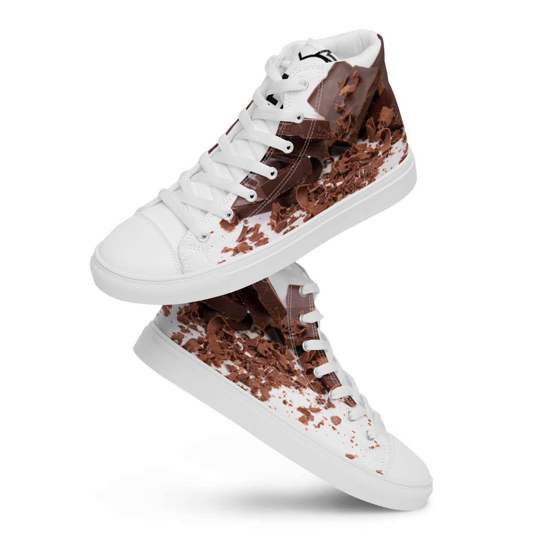 Sneakers alte in tela da donna CHOCOLATE - Gufetto Brand 