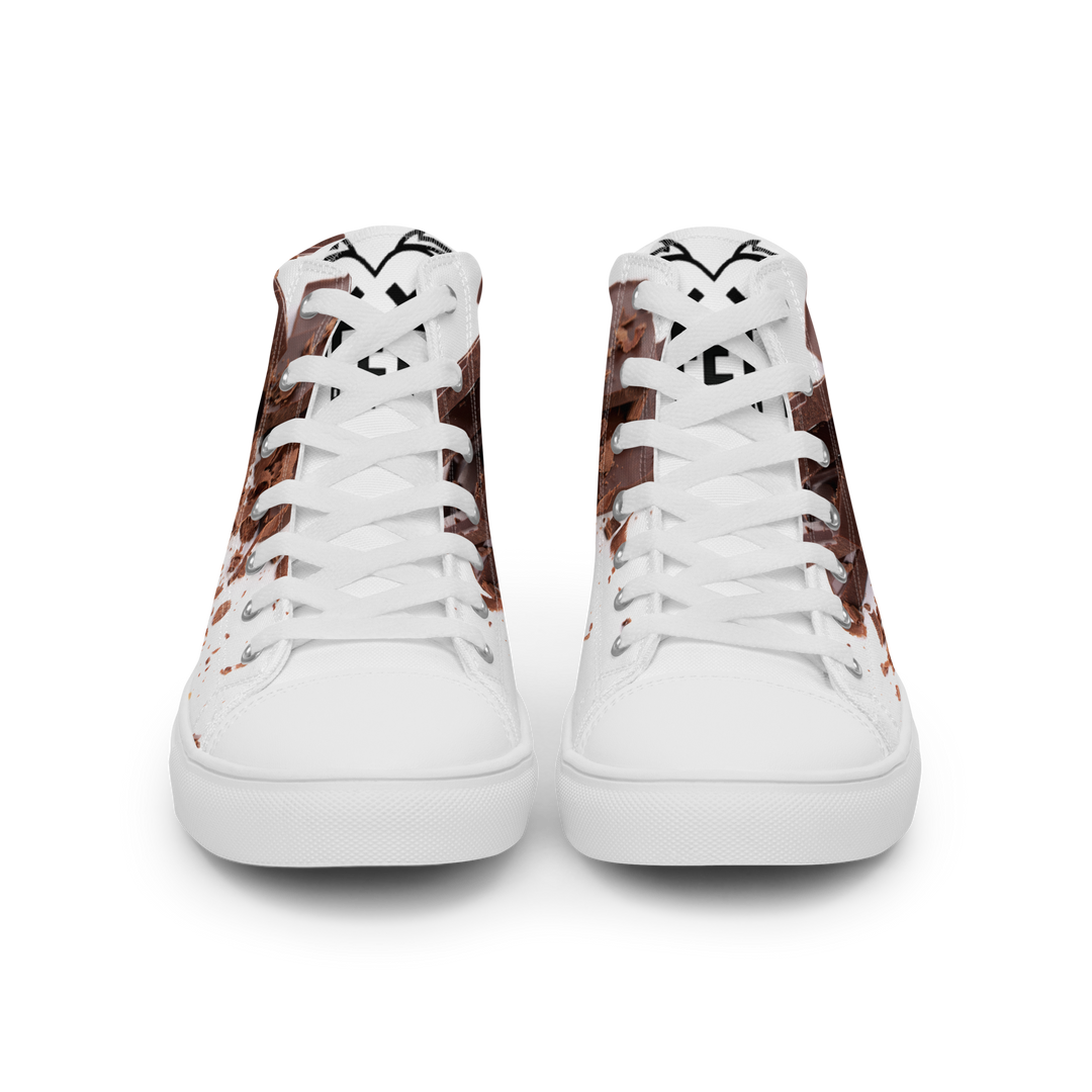 Sneakers alte in tela da donna CHOCOLATE - Gufetto Brand 