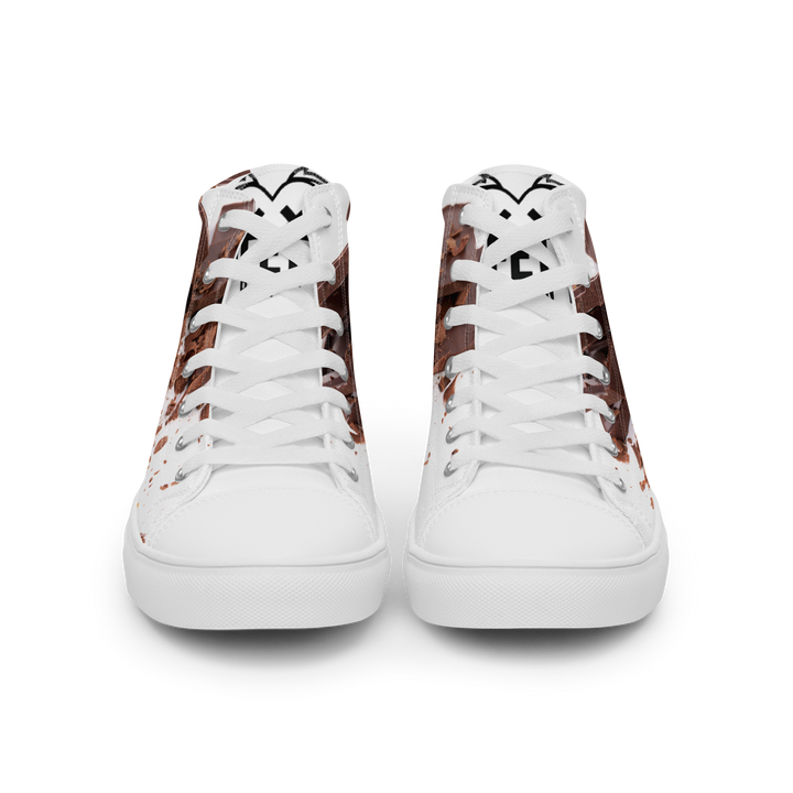 Sneakers alte in tela da donna CHOCOLATE - Gufetto Brand 