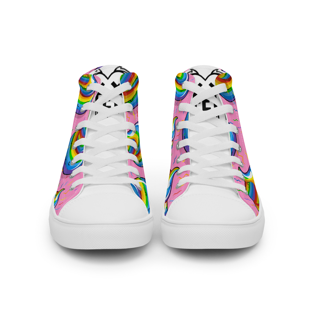 Sneakers alte in tela da donna CACCHINA UNICORN - Gufetto Brand 