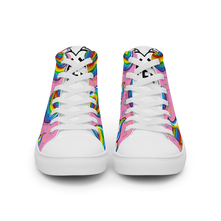 Sneakers alte in tela da donna CACCHINA UNICORN - Gufetto Brand 