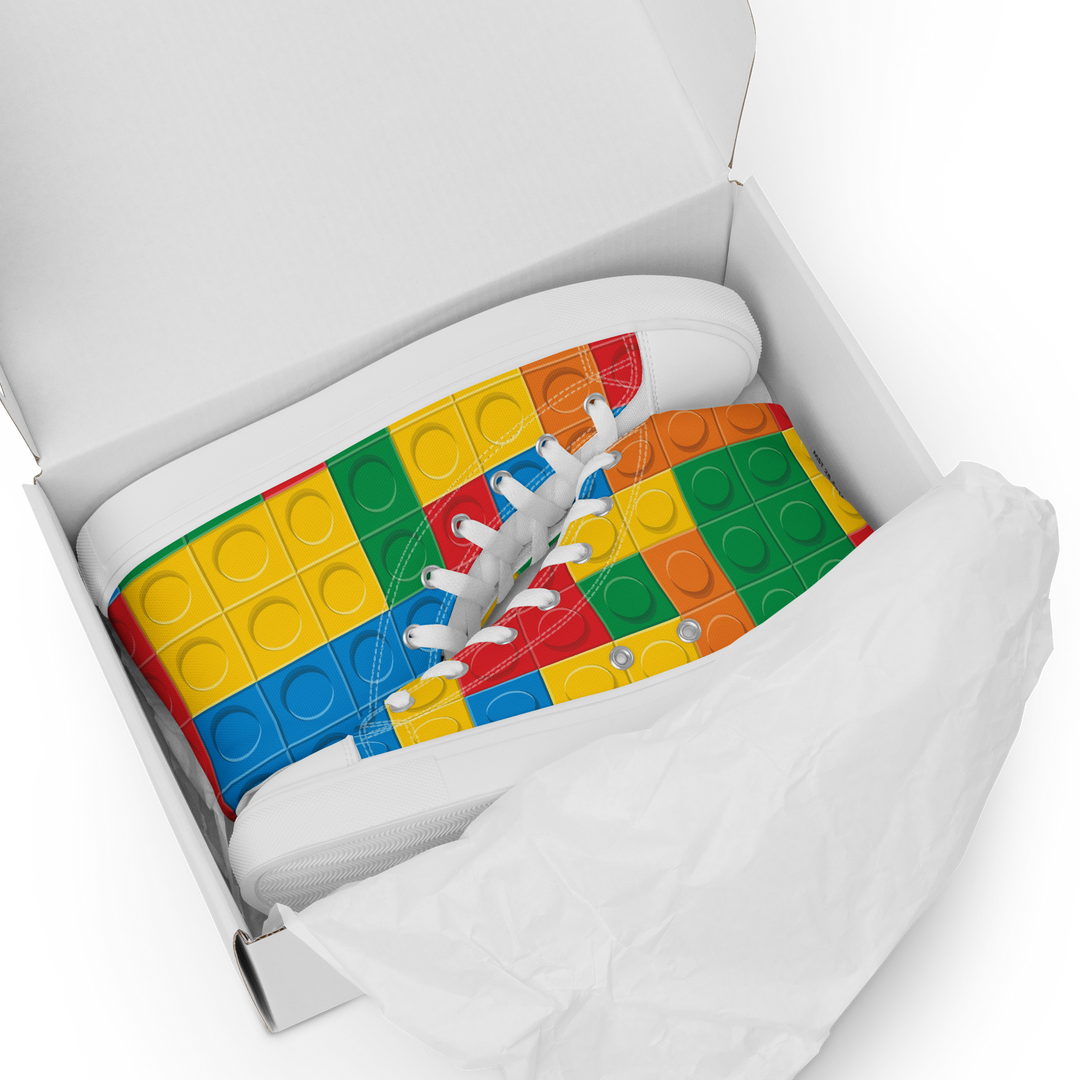 Sneakers alte in tela da donna LEGO EDITION - Gufetto Brand 