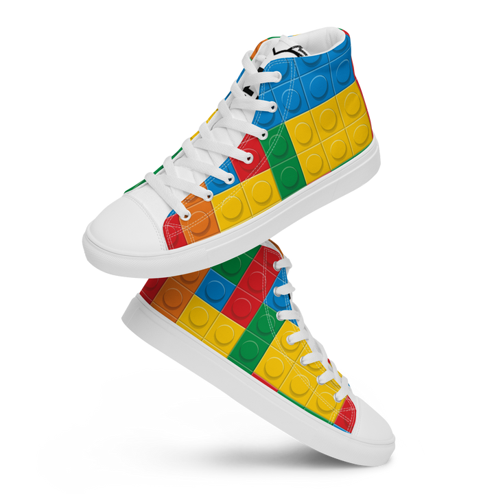 Sneakers alte in tela da donna LEGO EDITION - Gufetto Brand 