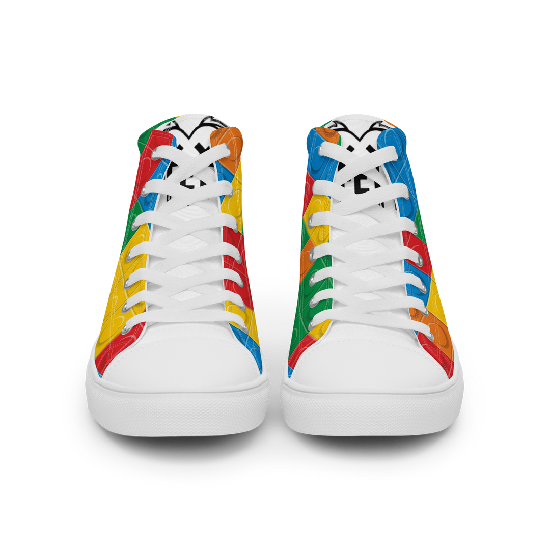 Sneakers alte in tela da donna LEGO EDITION - Gufetto Brand 