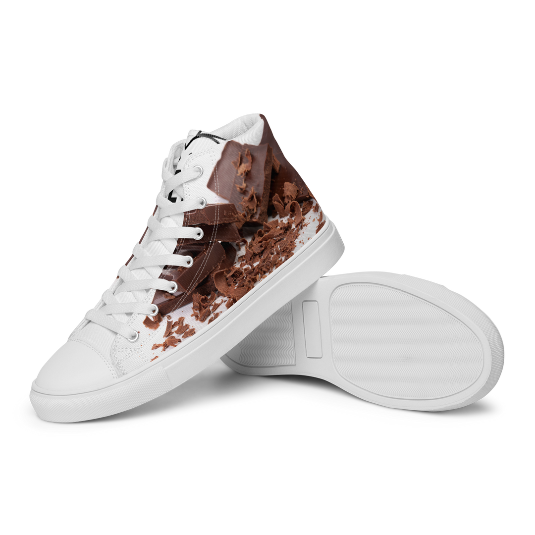 Sneakers alte in tela da donna CHOCOLATE - Gufetto Brand 