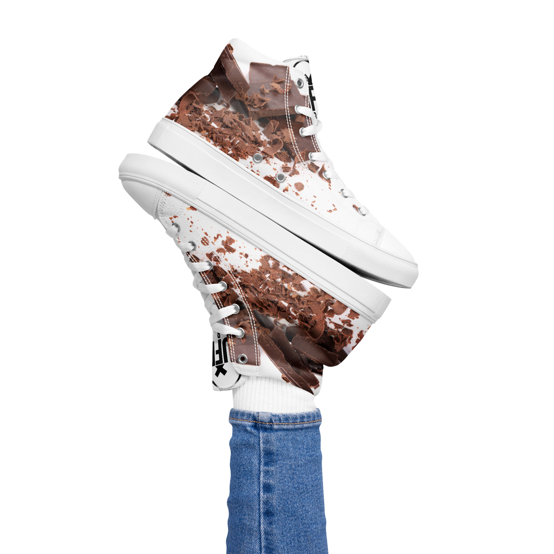 Sneakers alte in tela da donna CHOCOLATE - Gufetto Brand 