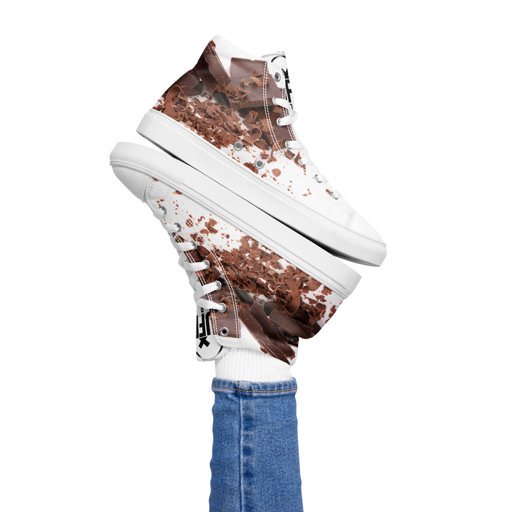 Sneakers alte in tela da donna CHOCOLATE - Gufetto Brand 