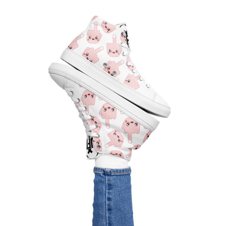 Sneakers alte in tela da donna F*CK - Gufetto Brand 