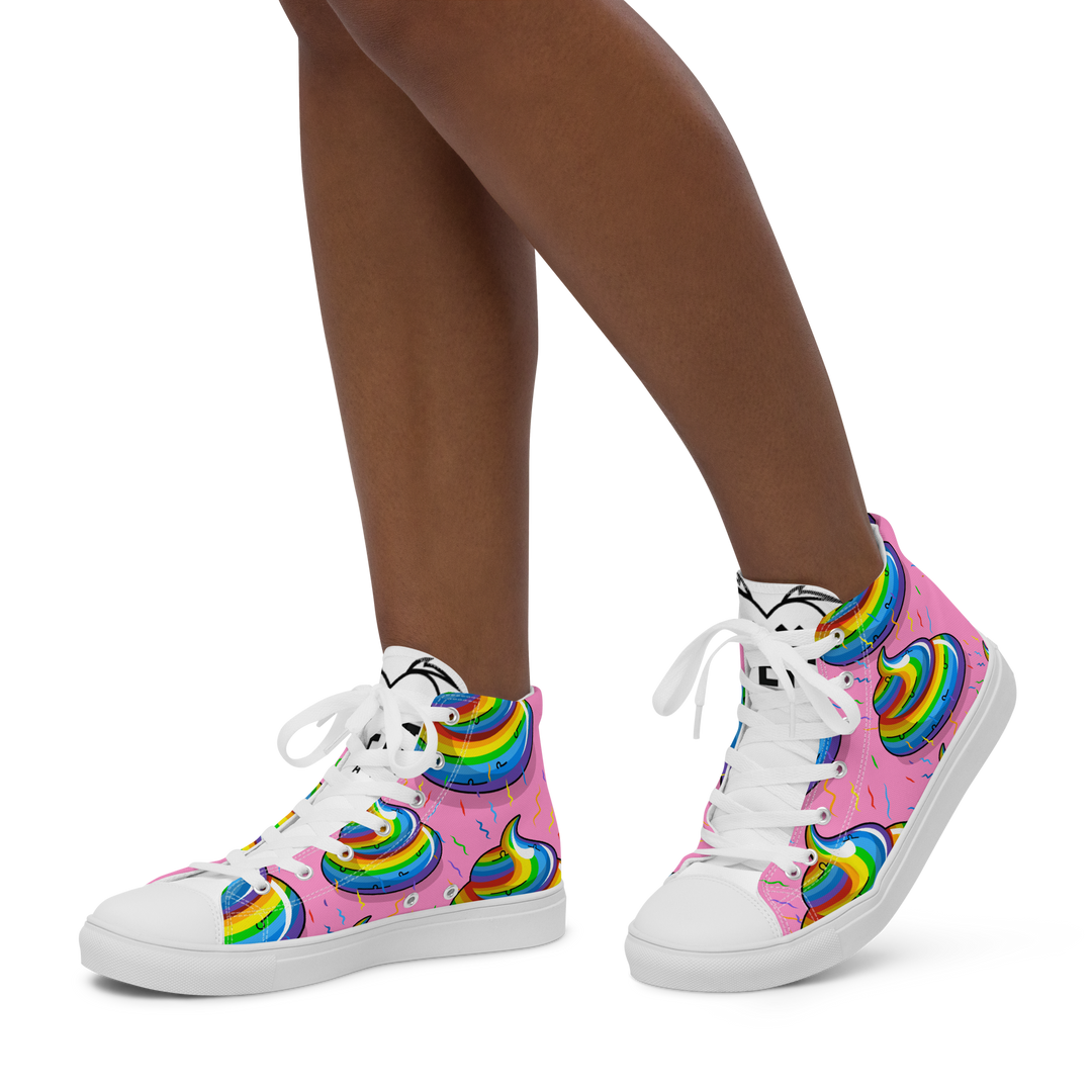 Sneakers alte in tela da donna CACCHINA UNICORN - Gufetto Brand 