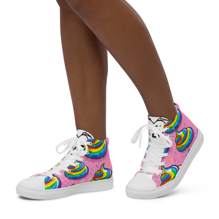 Sneakers alte in tela da donna CACCHINA UNICORN - Gufetto Brand 