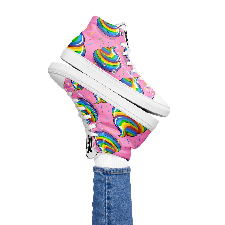 Sneakers alte in tela da donna CACCHINA UNICORN - Gufetto Brand 