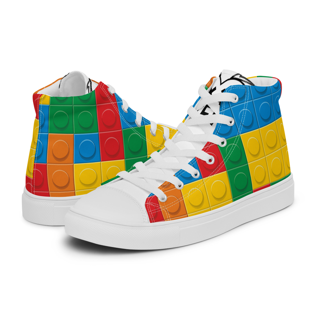 Sneakers alte in tela da donna LEGO EDITION - Gufetto Brand 