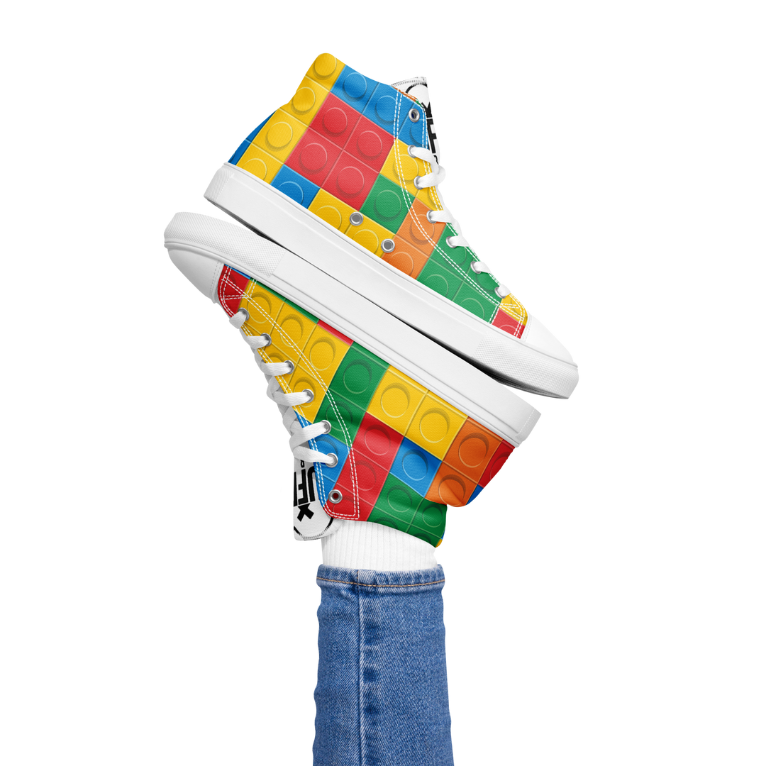 Sneakers alte in tela da donna LEGO EDITION - Gufetto Brand 