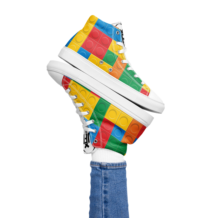 Sneakers alte in tela da donna LEGO EDITION - Gufetto Brand 