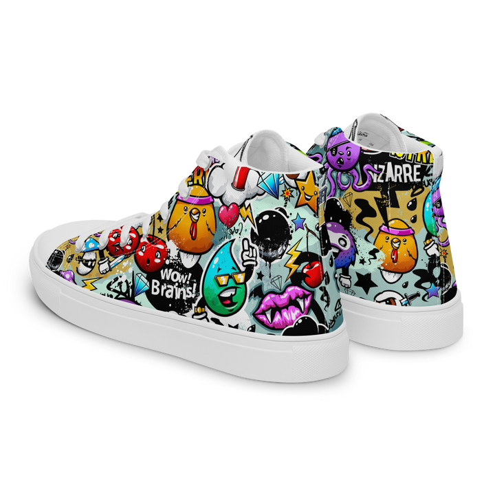 Sneakers alte in tela da donna Cartoon - Gufetto Brand 