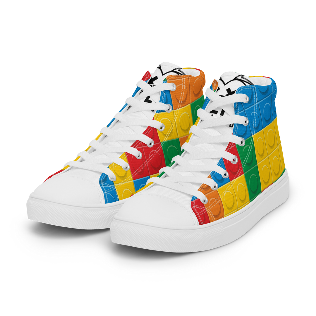 Sneakers alte in tela da donna LEGO EDITION - Gufetto Brand 