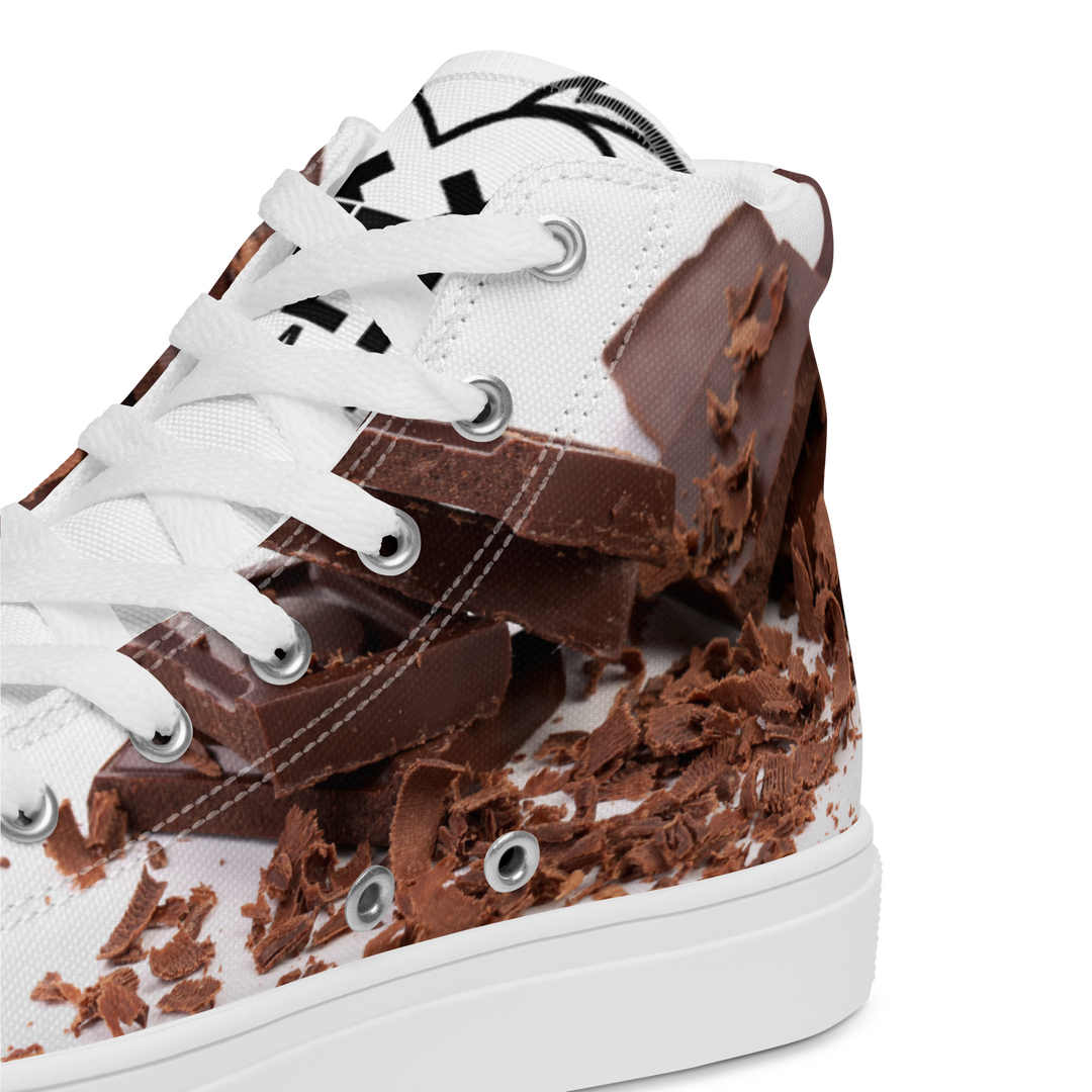 Sneakers alte in tela da donna CHOCOLATE - Gufetto Brand 