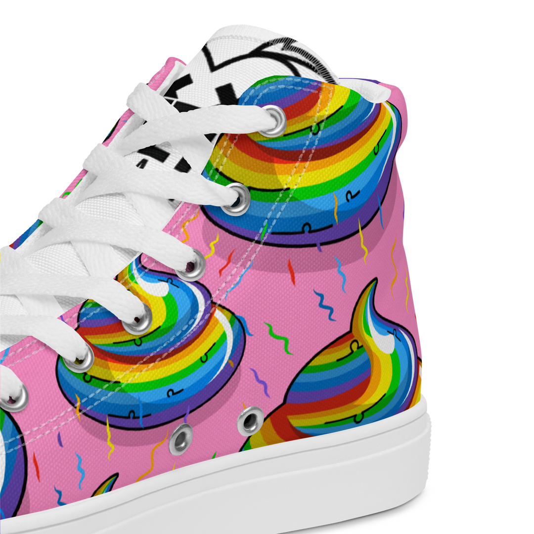 Sneakers alte in tela da donna CACCHINA UNICORN - Gufetto Brand 