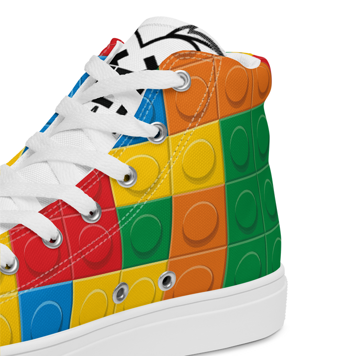 Sneakers alte in tela da donna LEGO EDITION - Gufetto Brand 