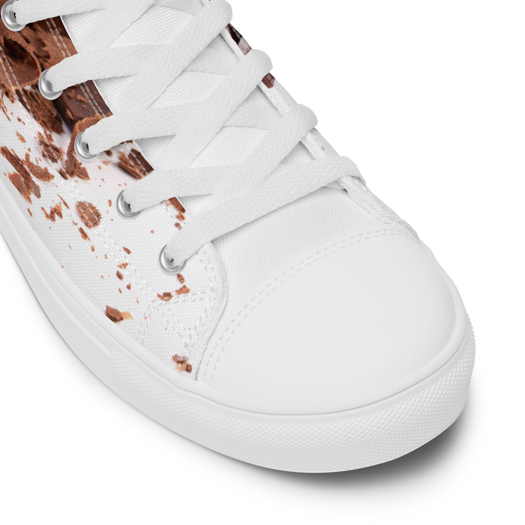 Sneakers alte in tela da donna CHOCOLATE - Gufetto Brand 