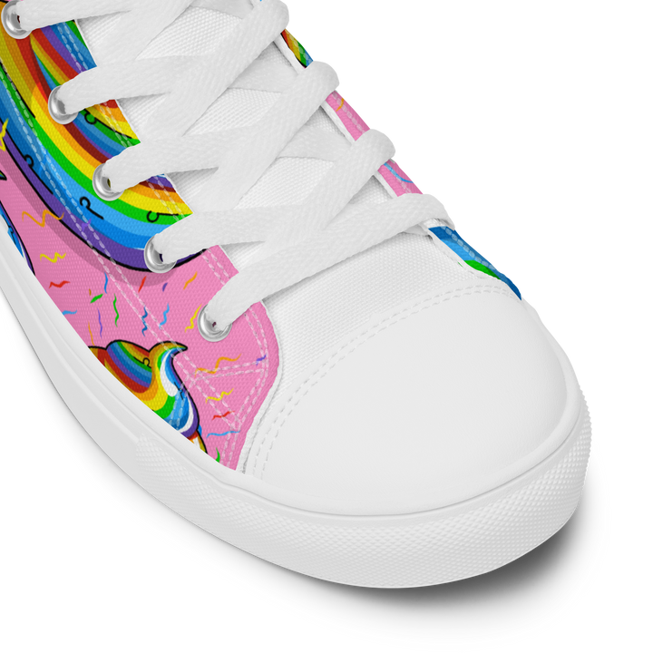 Sneakers alte in tela da donna CACCHINA UNICORN - Gufetto Brand 