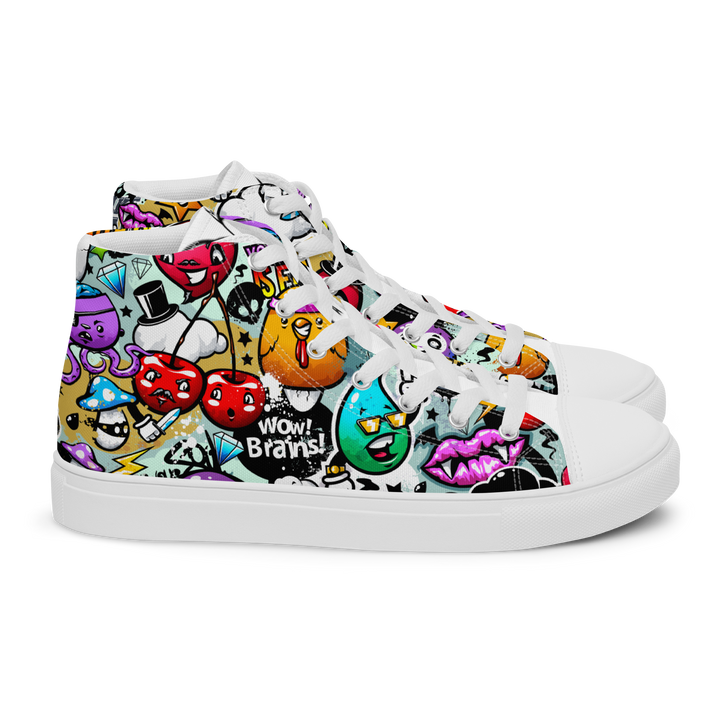 Sneakers alte in tela da donna Cartoon - Gufetto Brand 