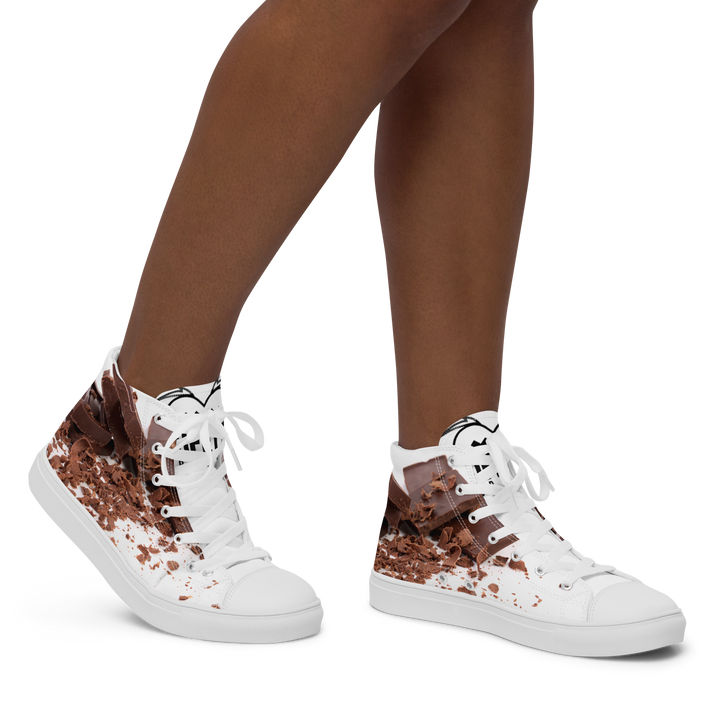 Sneakers alte in tela da donna CHOCOLATE - Gufetto Brand 