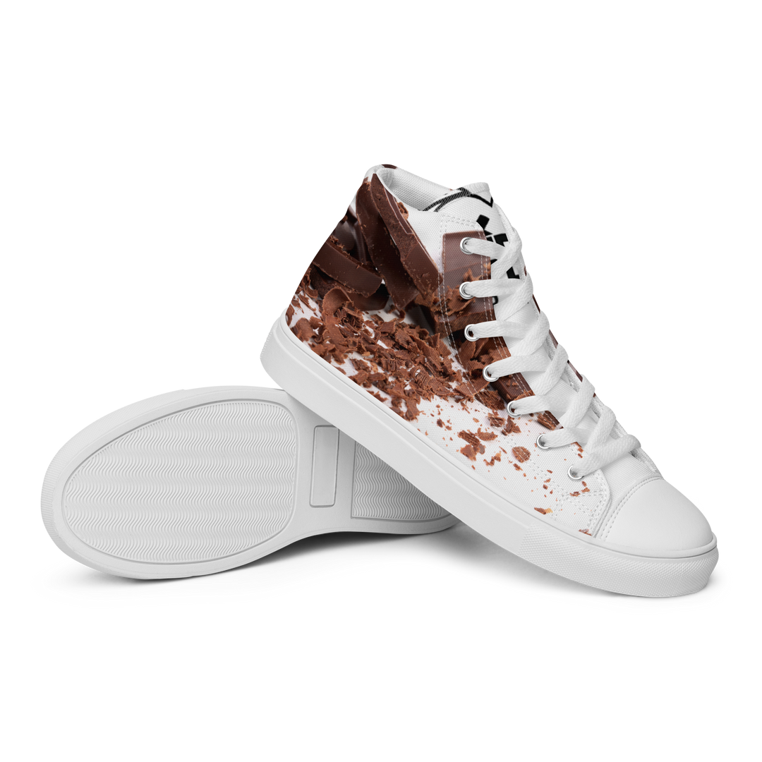 Sneakers alte in tela da donna CHOCOLATE - Gufetto Brand 