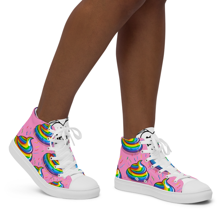 Sneakers alte in tela da donna CACCHINA UNICORN - Gufetto Brand 