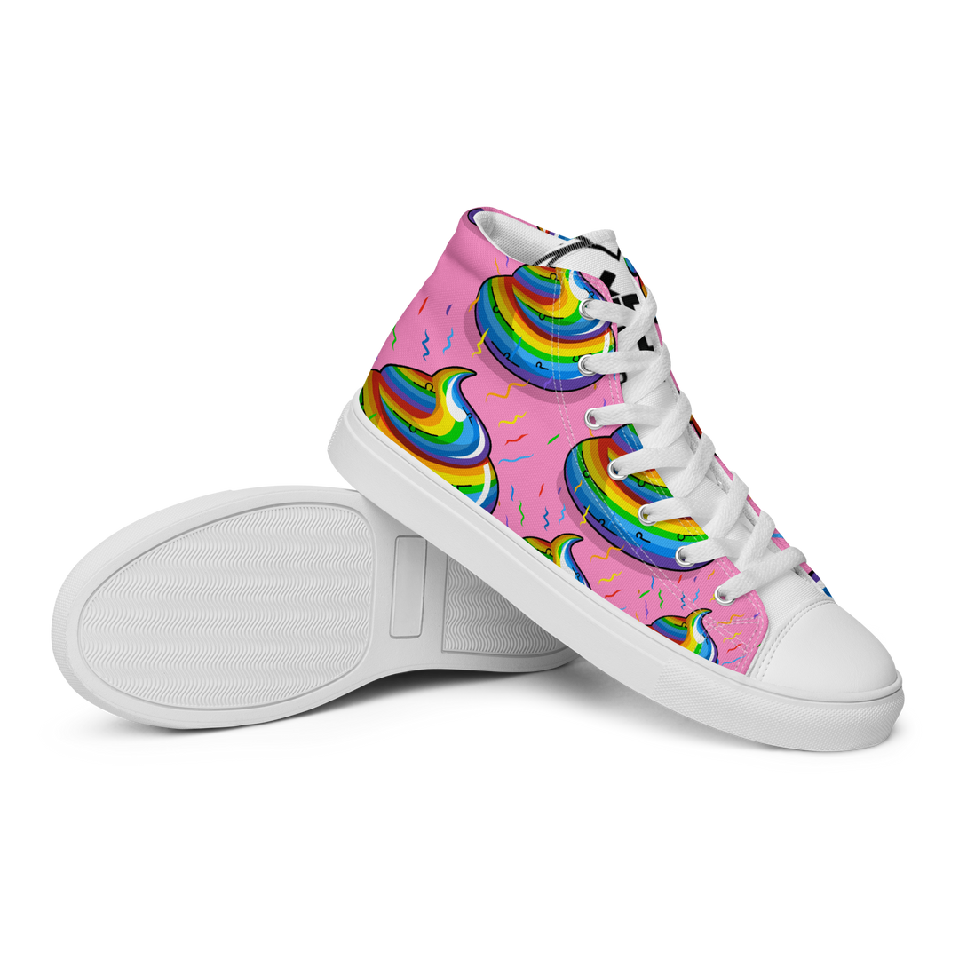 Sneakers alte in tela da donna CACCHINA UNICORN - Gufetto Brand 