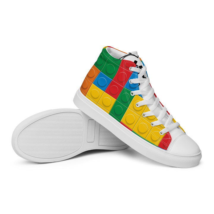 Sneakers alte in tela da donna LEGO EDITION - Gufetto Brand 