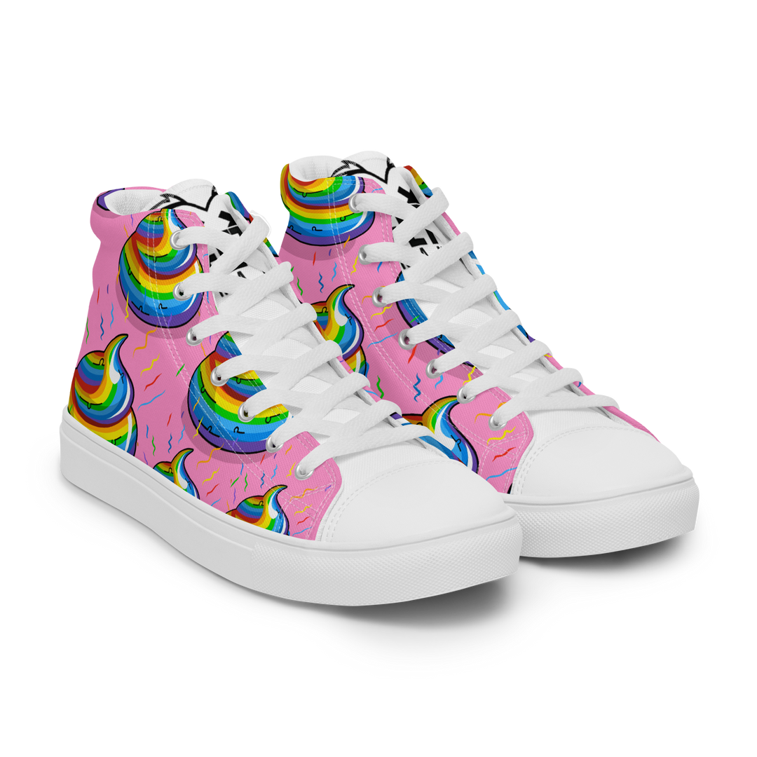 Sneakers alte in tela da donna CACCHINA UNICORN - Gufetto Brand 