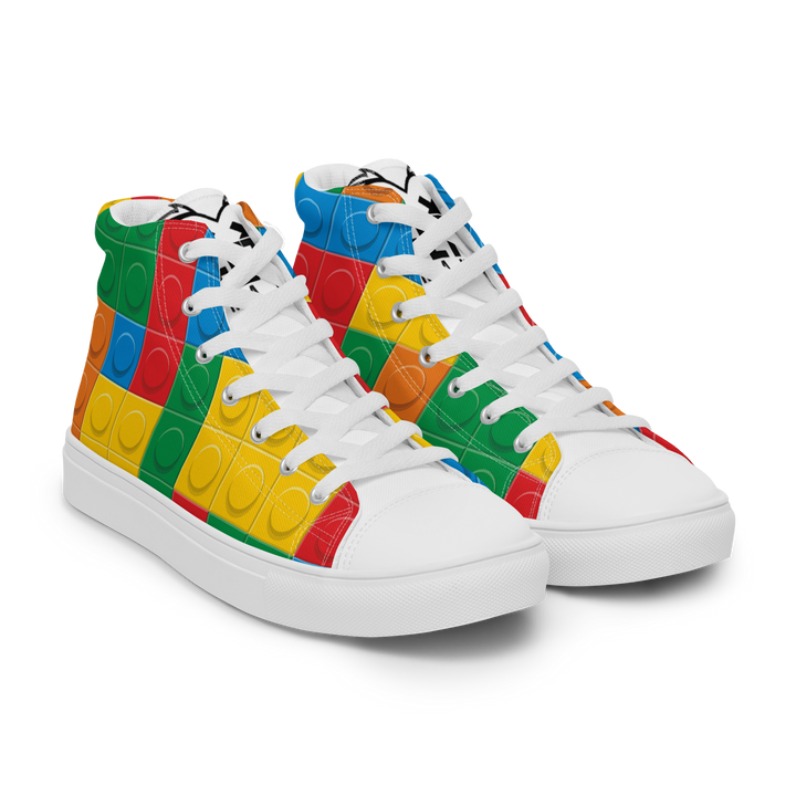 Sneakers alte in tela da donna LEGO EDITION - Gufetto Brand 