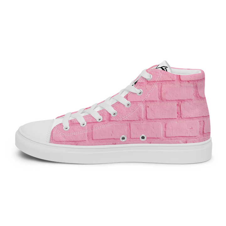 Sneakers alte in tela da donna PINK PIG - Gufetto Brand 