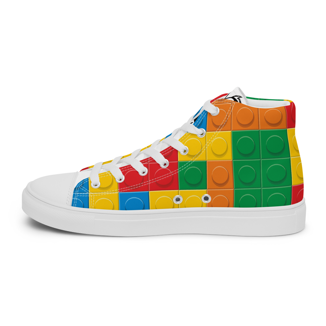 Sneakers alte in tela da donna LEGO EDITION - Gufetto Brand 