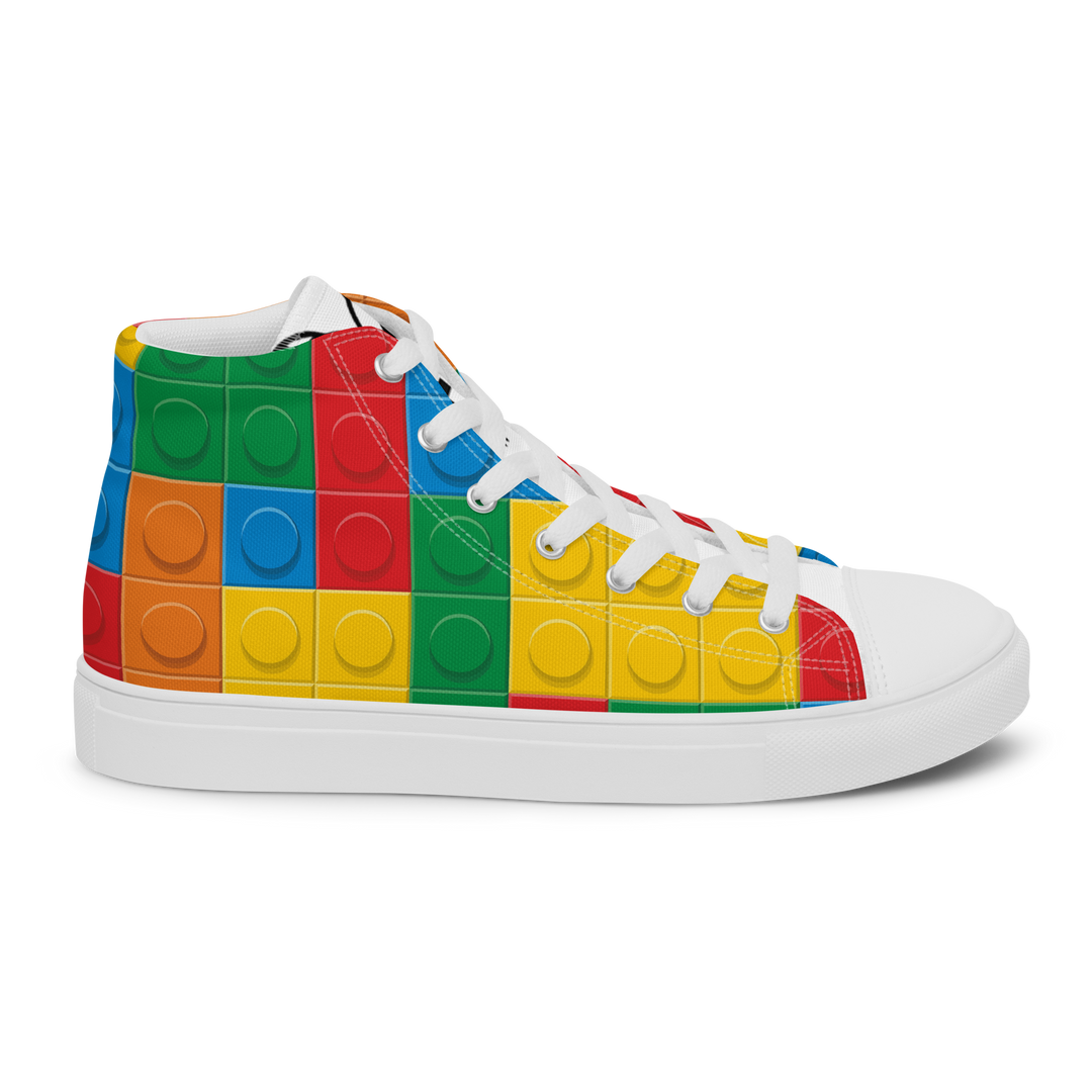 Sneakers alte in tela da donna LEGO EDITION - Gufetto Brand 