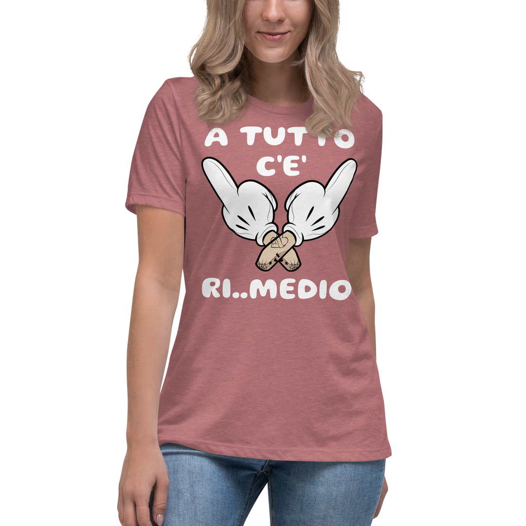 T-shirt relaxed fit donna Ri..Medio - Gufetto Brand 