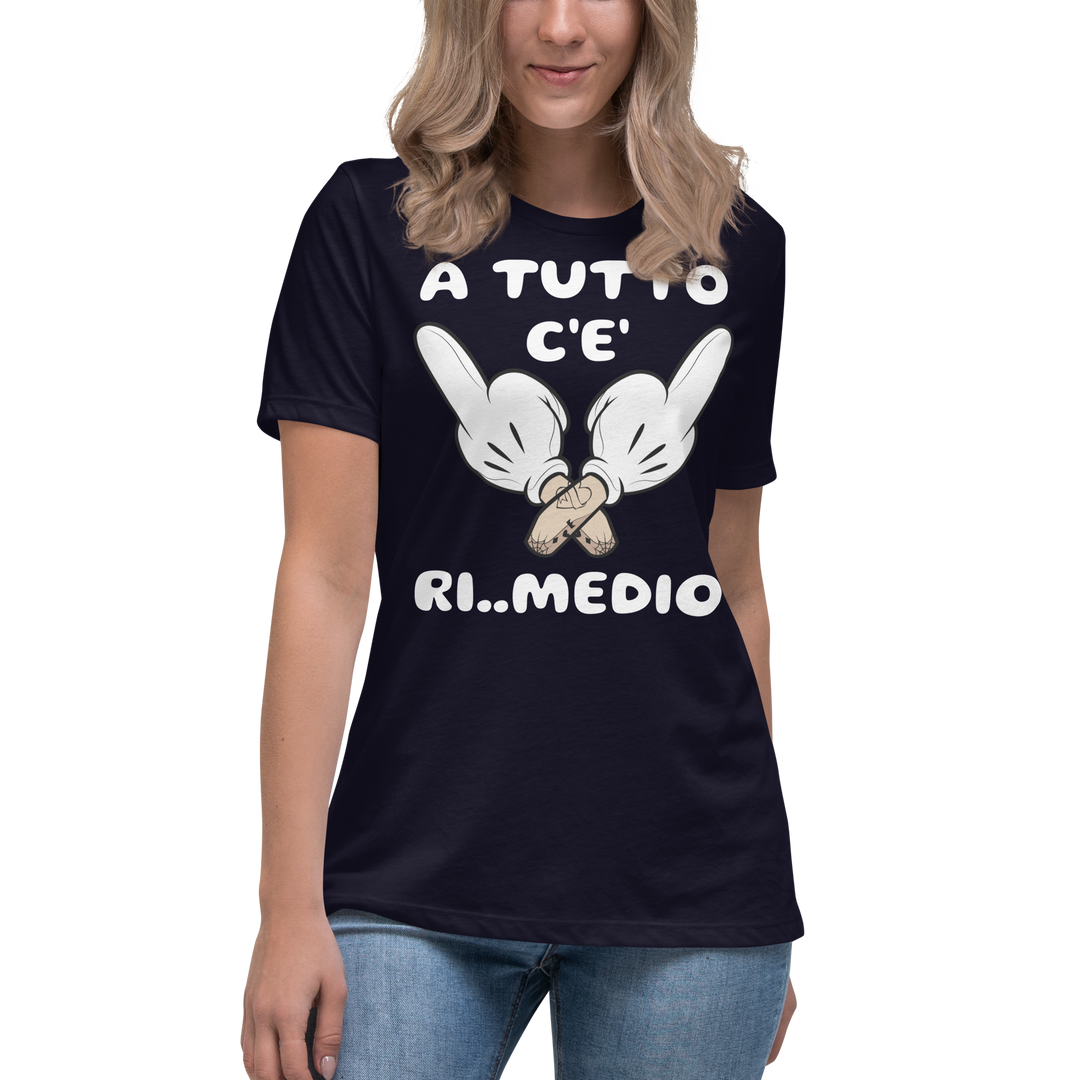 T-shirt relaxed fit donna Ri..Medio - Gufetto Brand 